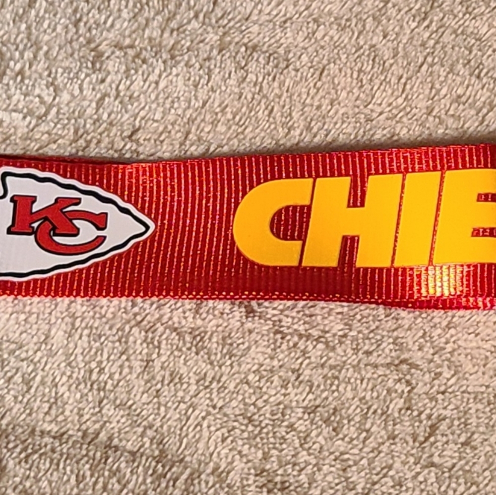 KC Chiefs smaller Wristlets/Keychain